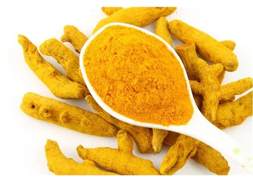 Turmeric root and powder